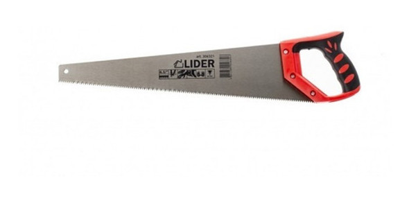 Serrucho Carpintero Mango Plastico Y Goma Lider 20 Pulgadas 0