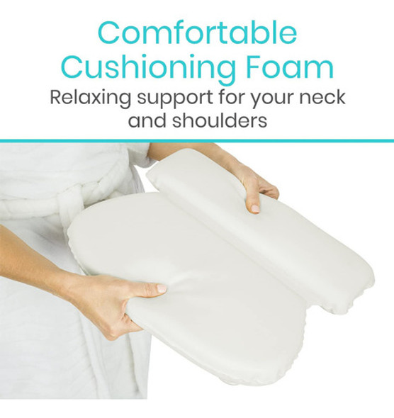 Xtra-comfort Almohada De Bano De Spa  Reposacabezas Y Sopor 1