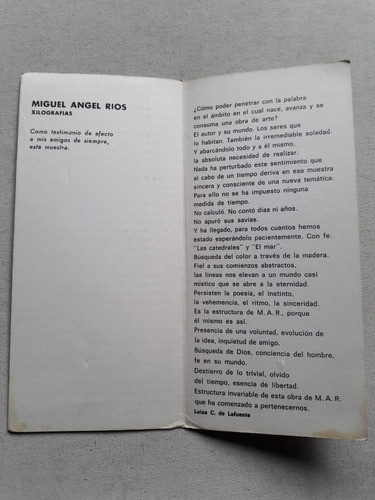 Catalogo Club De La Estampa Buenos Aires Miguel Angel Rios 1