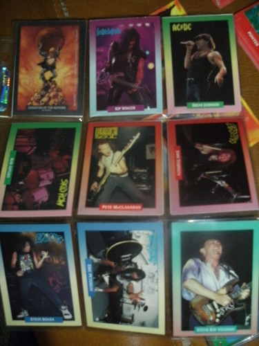 Rockcards Series One - Cards-tarjetas Coleccion Lote X 12 0