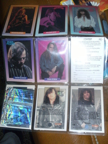 Rockcards Series One - Cards-tarjetas Coleccion Lote X 12 1