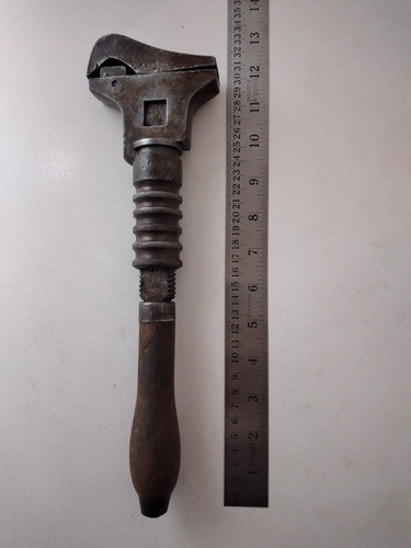 Herramienta Llave Stillson - Alemana Antigua 0