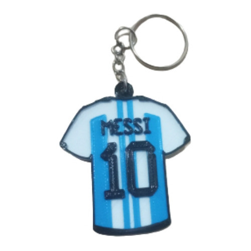 Llavero Plastico 3 D Messi  - 10 0