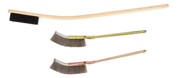 Escova De Limpeza De Gaiola De Pássaros De Alça Longa Em Aço 0 Escova De Limpeza De Gaiola De Pássaros De Alça Longa Em Aço 0