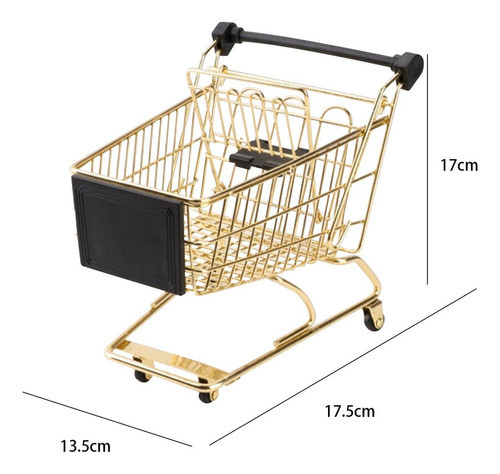 Neet Mini Carrinho De Compras Aprendizagem Dourado 1