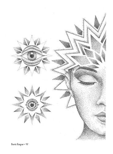 Sketchbook P/ Tatuagem Denis Gaspar Vol3 - Pontilhismo 1