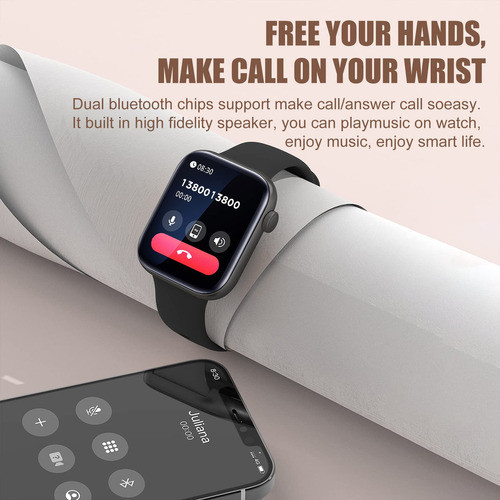 Reloj Inteligente Con Pantalla Táctil A Color De 1.8 Pulga. 1