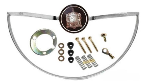 Kit Aro Volante Botao Buzina Jogo Reparo Contato Fusca 67 68 0