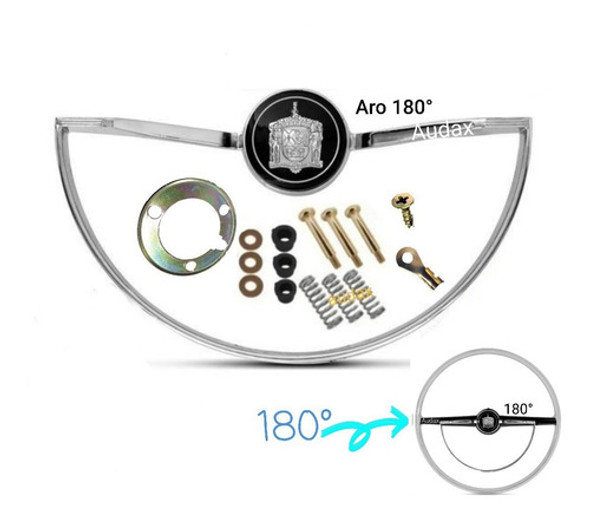 Kit Aro Volante Botao Buzina Jogo Reparo Contato Fusca 67 68 1