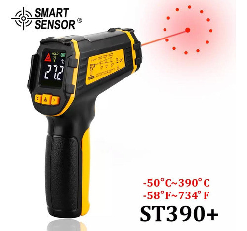 Termômetro A Laser Smart Sensor St390+ 1