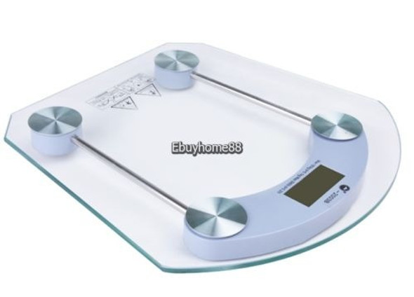 Escala De Salud De Vidrio Lcd Digital Electrónico De Peso Cu 1