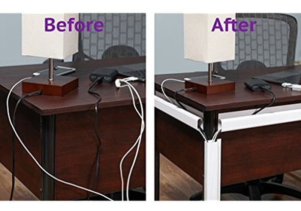 Simplecord Organizador De Cables De Escritorio De Canal J  5 1