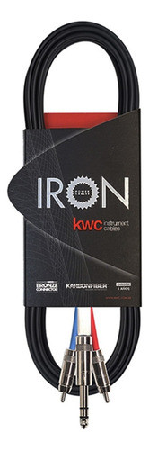 Cable Audio Kwc Iron 274 2 Rca X 6.5 St 3mts Prm 0