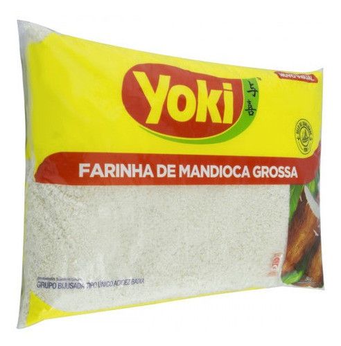 D-farinha De Mandioca Tipo Único Grossa Yoki Pacote 1kg 1