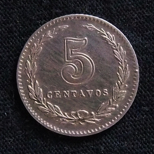 Argentina 5 Centavos 1918 Excelente Cj 149 1