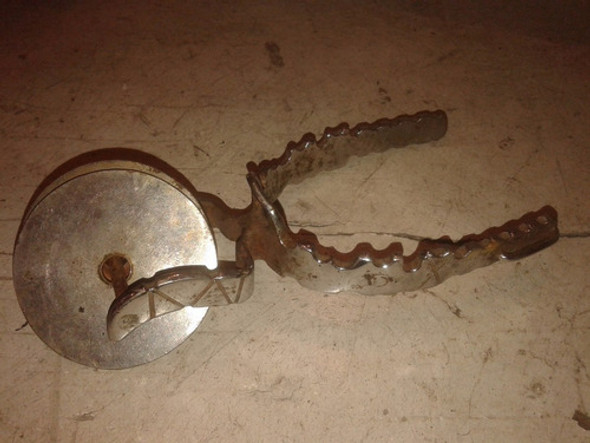 Antigua Espuela Hierro Cromado  Caballo Criollo Gaucho 0