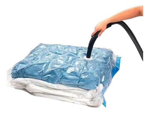 Bolsa Para Ropa Al Vacío Grande Espacio Viaje Frazadas 0