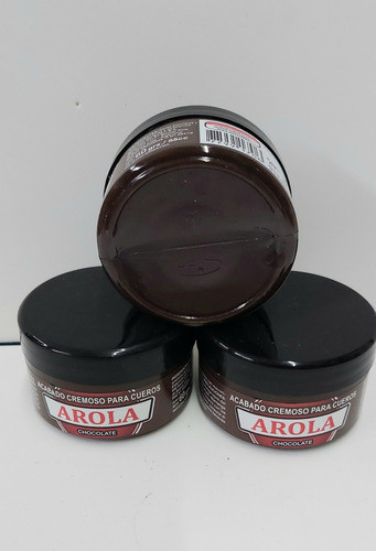 Crema Para Cuero Arola Pote 60 Cc Color Africano 1