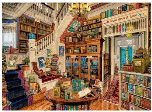Quebra Cabeça A Livraria 2000 Peças - Grow 1