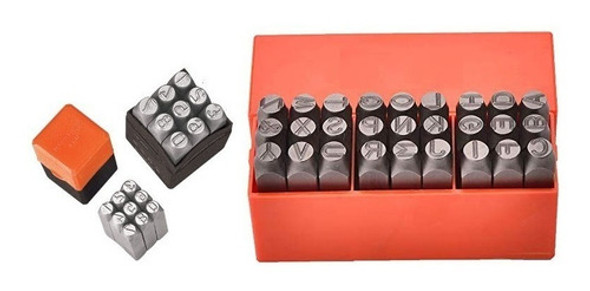 Cuños Para Grabar Números Y Letras 4 Mm 0