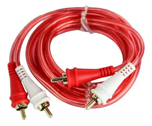 Rca Cable Audiopipe 1.80 Mt Libre De Oxigeno Potencia Woofer 1