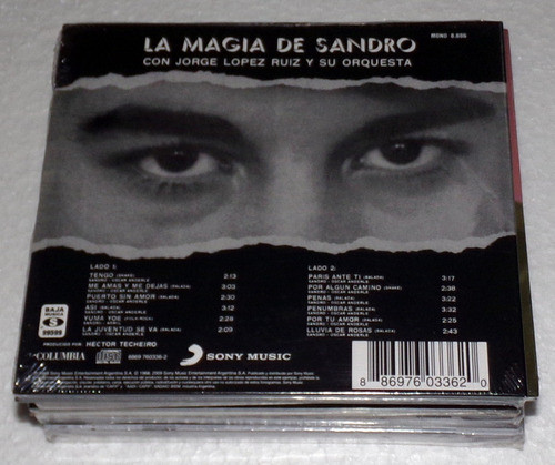 Sandro La Magia De Sandro Cd Nuevo Sellado Kktus 1