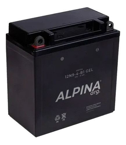 Bateria Gel Alpina 12n9-4b1 Patagonia 150/250 C 1