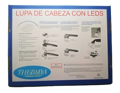 Lupa Para Cabeza Con Linterna Desmontable 1