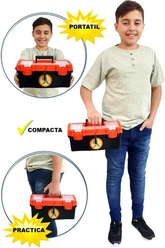 Valija Maletin Caja Porta Herramientas De Juguete Para Niños 1
