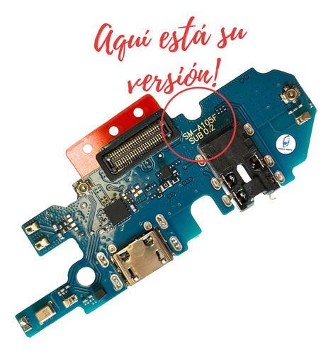 Placa Flex Carga Pin Microfono Compatible Samsung  A10 A105f 1