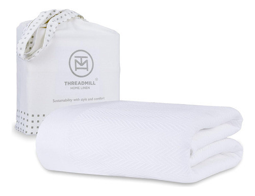 Manta Suave Y Ligera Para Cama King Size, 270x234 Cm, Blanco 0