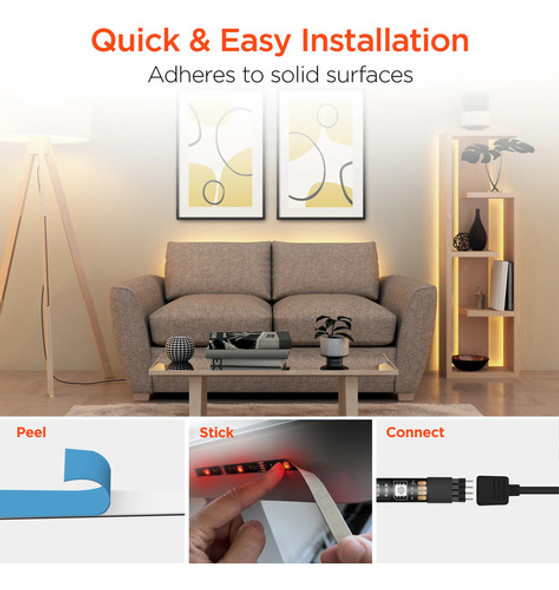 Tira De Luz Led Multicolor Hypergear 3m 1 Tira De Luz Led Multicolor Hypergear 3m 1