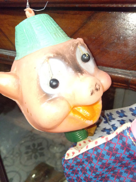 Antigua Marioneta De Plástico Inflado 1