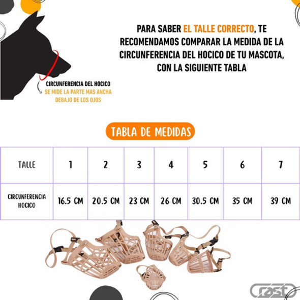 Bozal Canasta N° 4 Resistente Y Confortable. El Más Vendido! 1