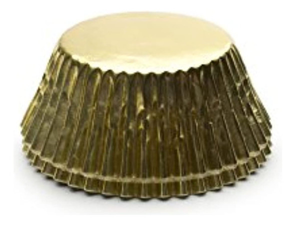 Tazas Desechables Para Hornear Fox Run Gold Foil, 3 X 3 X 1. 0 Tazas Desechables Para Hornear Fox Run Gold Foil, 3 X 3 X 1. 0