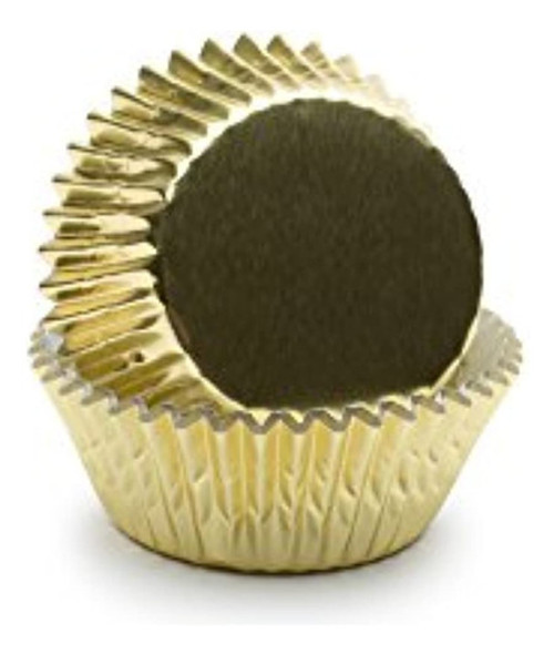 Tazas Desechables Para Hornear Fox Run Gold Foil, 3 X 3 X 1. 1 Tazas Desechables Para Hornear Fox Run Gold Foil, 3 X 3 X 1. 1