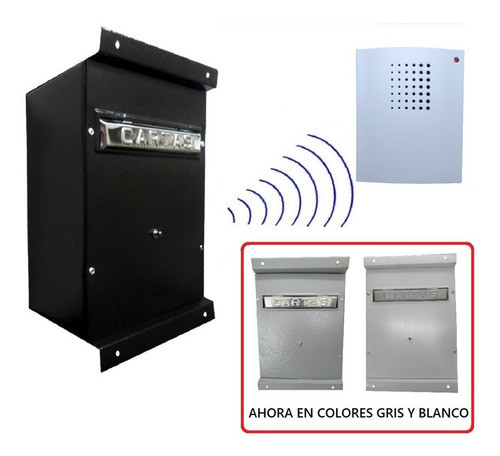 Buzon Timbre Inalambrico  Ya Conectado Reja Jardin        En 1