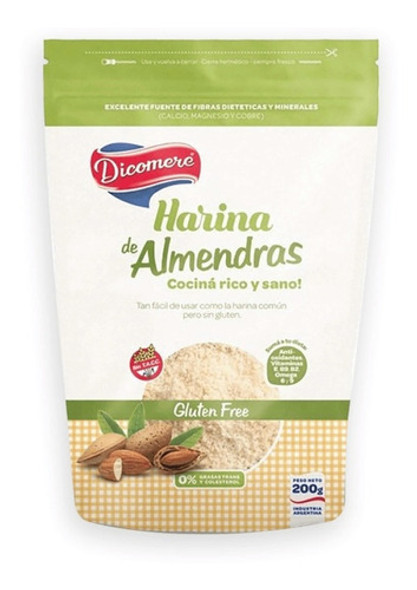 Harina De Almendras Dicomere | Free Gluten | 200g 0