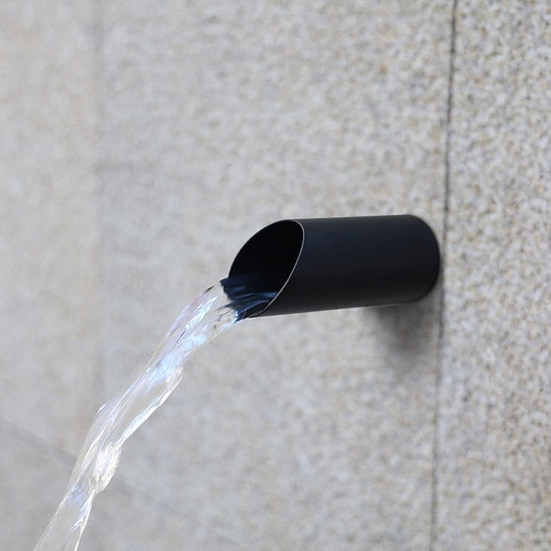 Pondo 8 Pulgadas Square Water Fountain Caño Scupper, 316 Nic 1