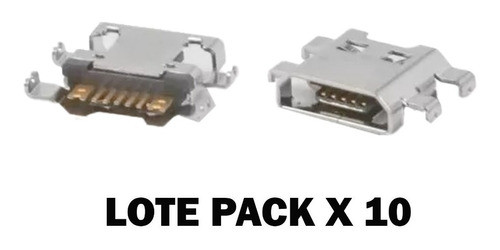 Pack X 10 Pin De Carga Compatible LG K4 K8 K9 K10 K11(2017) 0