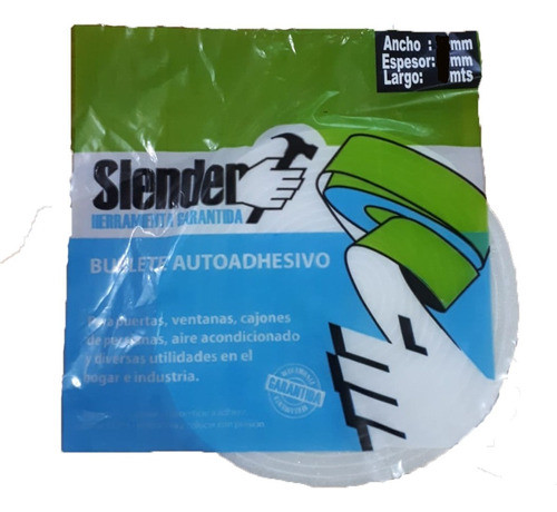 Burlete Adhesivo Puerta Y Ventanas 15x10mmx5mts - Aym 0