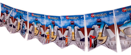 Banderin Deco Feliz Cumple Thundercats Guirnalda 0