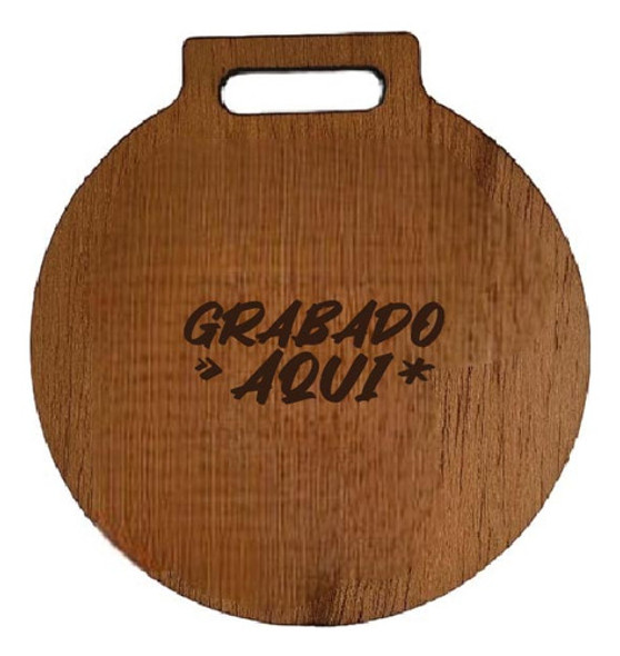 Medalla De Madera Terciada Personalizada 0