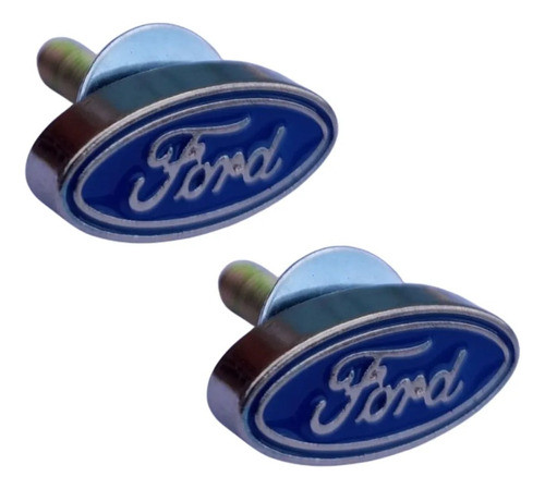 Par De Parafusos Decorativo Para Placa De Caminhão Ford 0