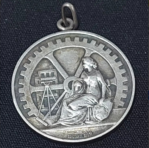 Medalla A Nuestro Querido Condiscípulo Plata 10.2gr - 754 0