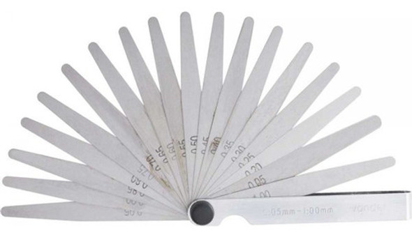Cálibre De Folga 0,05 Mm A 1,00 Mm Com 20 Lâminas, Vonder 0