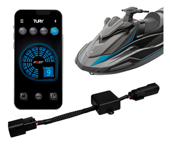 Módulo Aceleração Jet Ski Fast Bluetooth Com App Sea Doo 3d 0