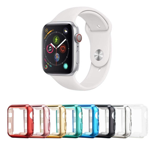 8 Fundas Para Apple Watch De 1.496 Con Protector De Pantalla 0