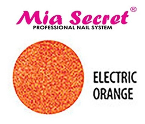 Glitter Naranja 7 Gr Nail Art Mia Secret Uñas 0