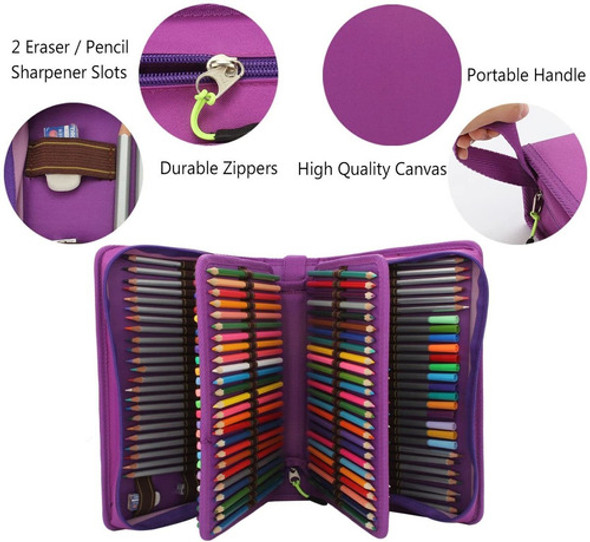 Soucolor 150 Ranuras Estuche De Lona 1